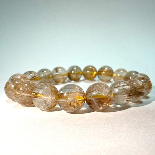 【煌めく金針】ルチルクォーツブレスレット