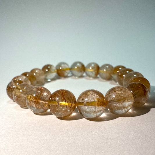 【煌めく金針】ルチルクォーツブレスレット