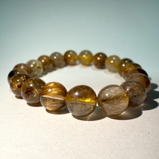 【煌めく金針】ルチルクォーツブレスレット