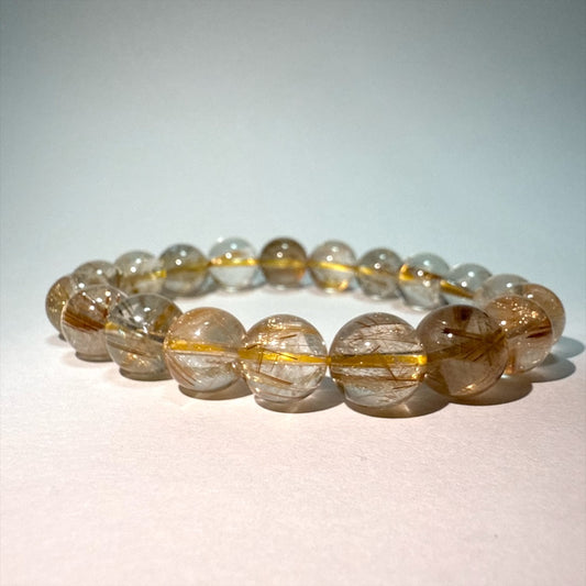 【煌めく金針】ルチルクォーツブレスレット