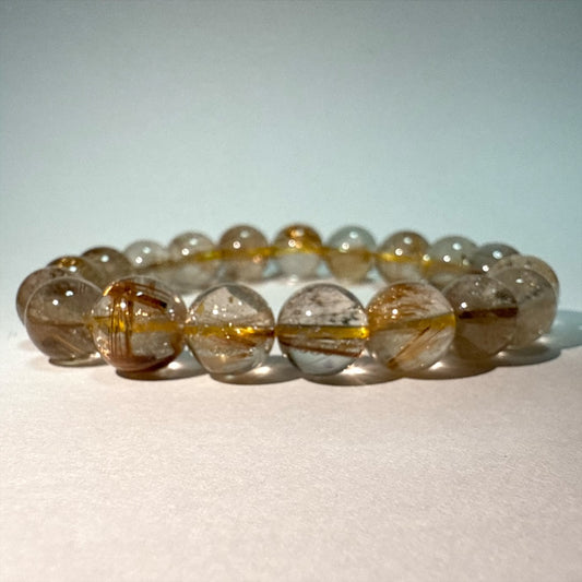 【煌めく金針】ルチルクォーツブレスレット