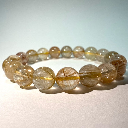 【煌めく金針】ルチルクォーツブレスレット