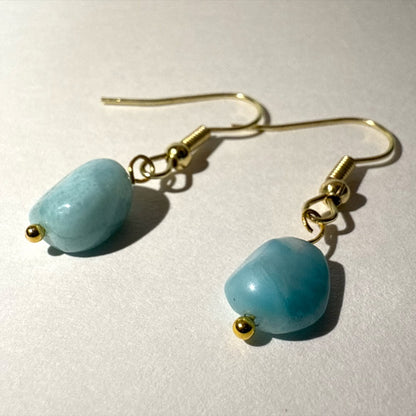 【癒しの海】ラリマーピアス